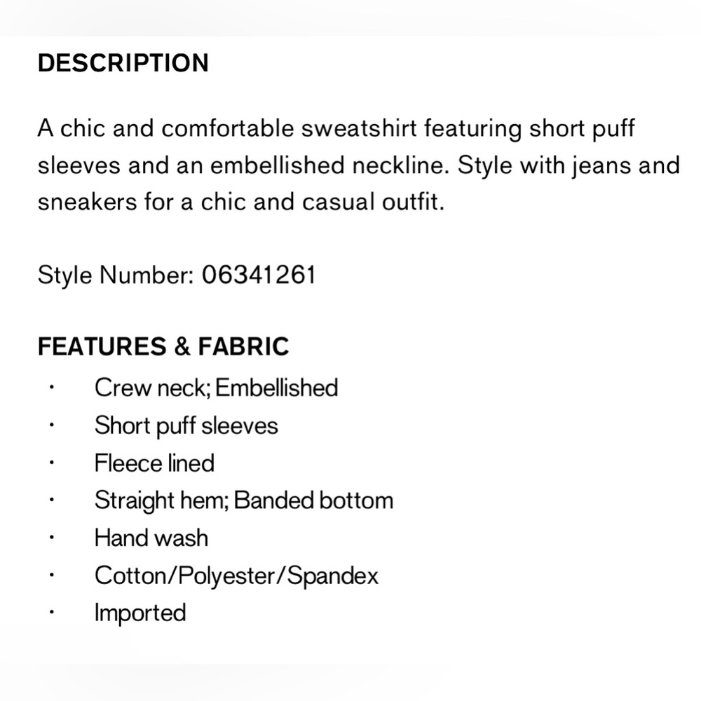 192. Express Embellished Jeweled Crew Neck Sweater - Picture 6 of 8